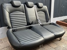 Vauxhall corsa D/E Rear Leather Seats / Bench . Black. CORSA E VXR. 3 Door.