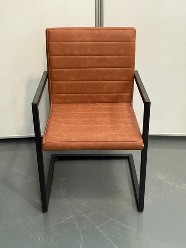 Modern tan faux leather - modern,