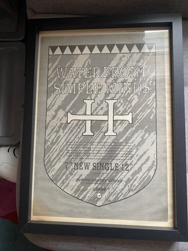 Simple minds waterfront poster - simple,