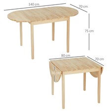Modern drop leaf dining table - modern,