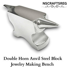 Jewellers Flat Horn Metal Anvil Polished Finish for Modelling and Hammering Work