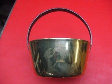 Antique Solid Brass Cauldron / Cooking Pot / Jam Preserve Pan