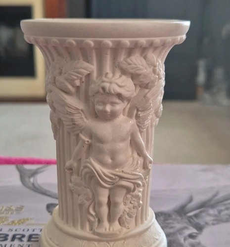 White cherub relief - white, with