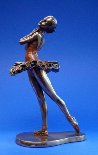 Ballerina balance bronze - ballerina,