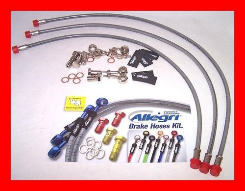 Brake hose kit front rear - kit, front+rear