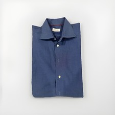 ETON MENS DRESS SHIRT BLUE