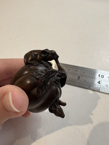 Vintage japanese carved wooden - carved,