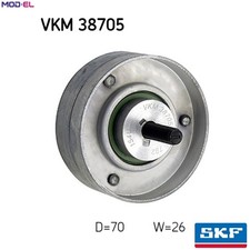 DEFLECTIONGUIDE PULLEY VRIBBED