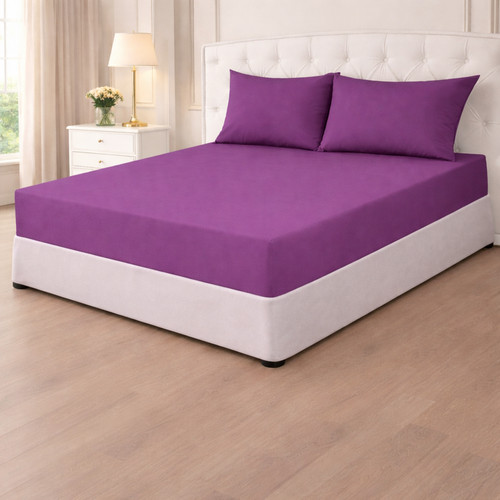 Fitted sheets polycotton plain - polycotton,