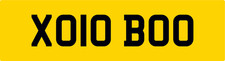 XO10 BOO TOP PRIVATE CAR REG NUMBER PLATE BOO BOO BUBU BO BU BOOTH BOOBOO HOO