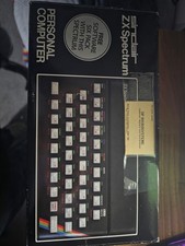 Sinclair ZX Spectrum Vintage Video Game Console 48K Plus Joystick Set