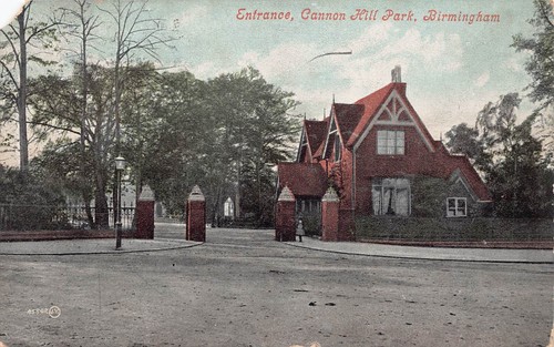 Postcard birmingham cannon - -,