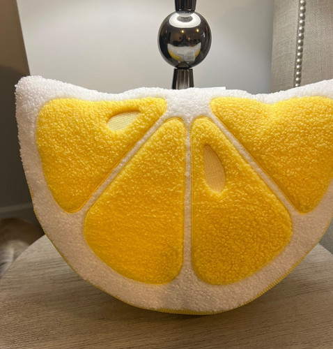 Fruit shaped decorative pillow - fruit,