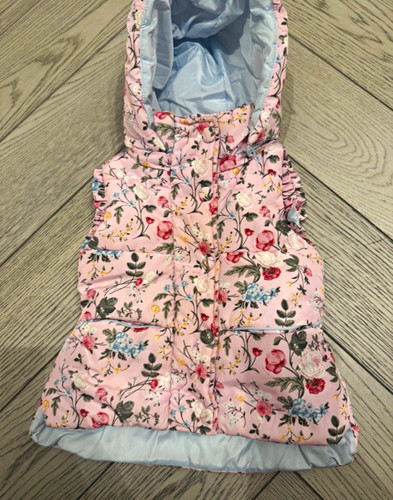 Monnalisa floral puffer vest - monnalisa,