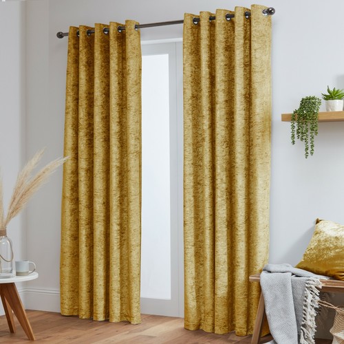 Pair crushed velvet - pair,