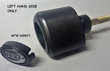 R&G RACING LEFT LHS BLACK Aero CRASH PROTECTOR Suzuki GSX-R1000 K5-K6 ('05-'06)