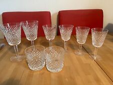 Waterford crystal Alana design, White wine & Sherry glasses