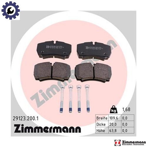 Brake pad set disc - pad,