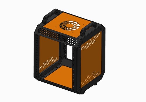 Server rack 3d printed - 10",