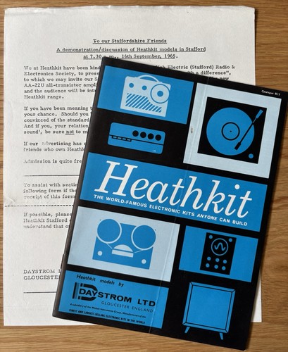 1960 heathkit catalogue 1965 - 1960's,