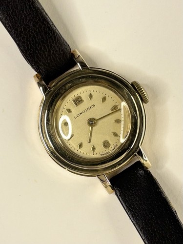Longines 9ct gold rare - longines,