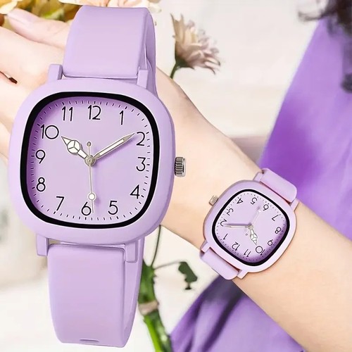 Silicone quartz wristwatches - silicone,