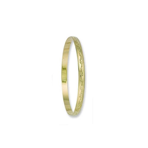 Bangle solid yellow gold - solid,