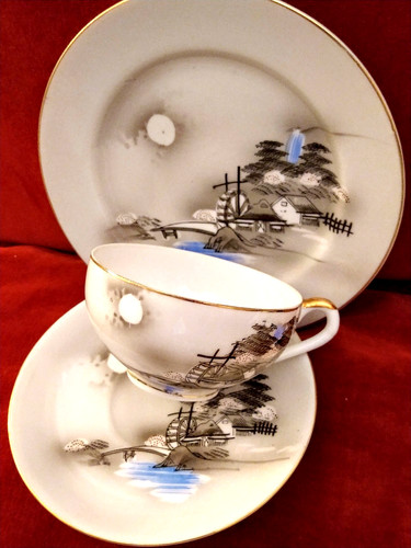 Vintage japanese kutani - japanese, tea
