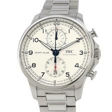 IWC Portuguese Yacht Club Chronograph 44.6mm Stainless Steel Silver Dial IW3...