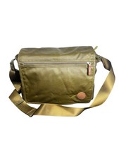 Fred Perry Olive Green Classic Canvas Laptop Messenger Bag - Adjustable Strap