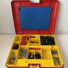 Vintage Meccano Erector Parts Sets Storage Case Power Tool #1 #2 #3 #4 