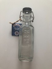 Glass clip top bottle - glass,
