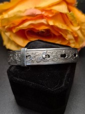 Vintage 1940s Buckle Bangle