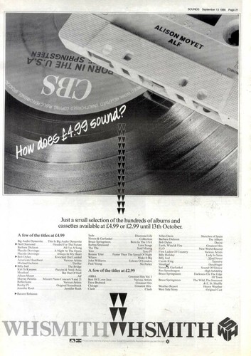 86pt21 album advert - 13/9/86pt21,