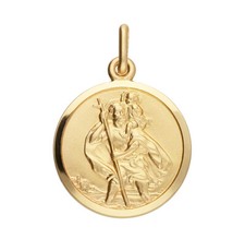 Solid Gold St Christopher