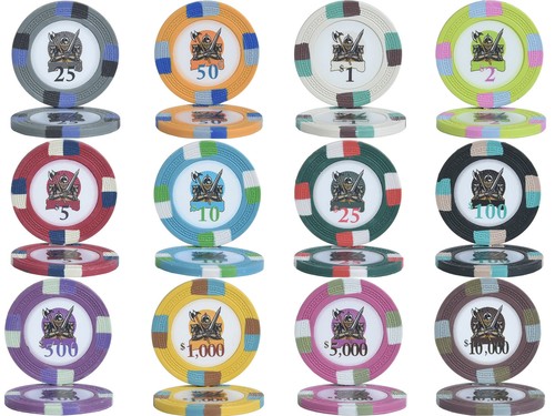1000pcs 14g knights poker - 1000pcs,