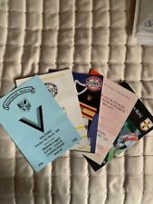 5 Rugby League Programmes