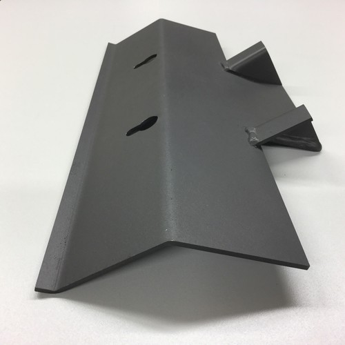 Upper baffle throat plate to - upper,