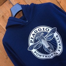 GILDAN Vespa 'Piaggio Pontadera Italia' Hoodie   | L |  Decent condition