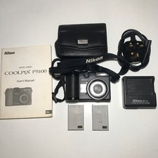 Nikon COOLPIX P5100 12.1MP + Charger, 2x Batteries, Guide, Nikon Camera Case