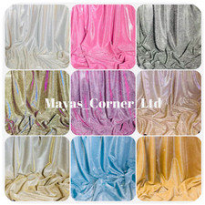 Sparkly Glitter Stretch Moonlight Fabric 58”wide Dress Bridal Costumes Backdrop