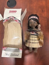Vintage Maori Doll Female And