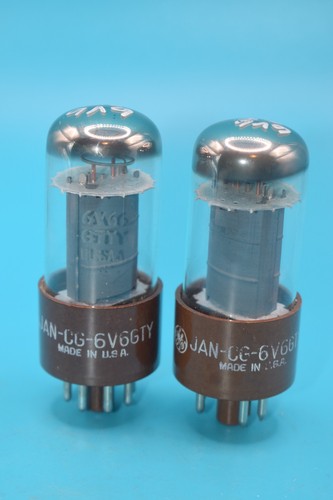 Pair jan 6v6gty vintage - -,