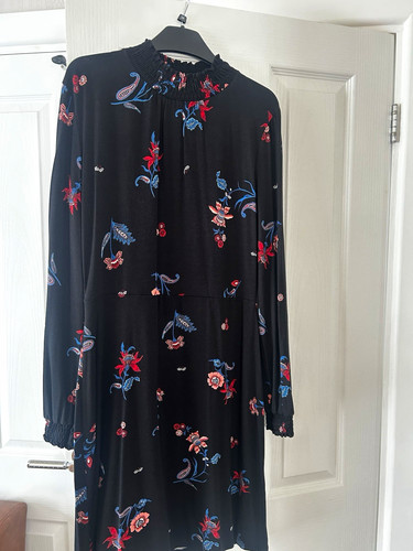 Wearhouse black floral high - black,