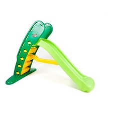 Little Tikes 170737 Giant Folding Slide, Green And Yellow Colors, Safe