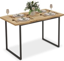 120cm Dining Table Oak Effect