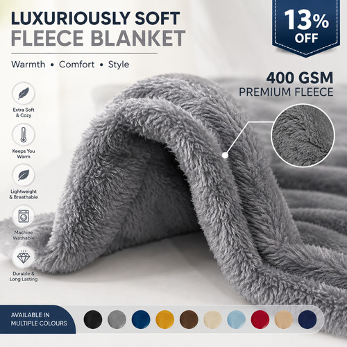 Luxury fleece blanket - luxury,