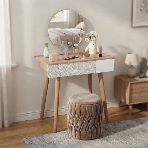 Height adjustable oak - oak, vanity