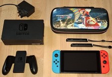 Neon Red & Blue Nintendo