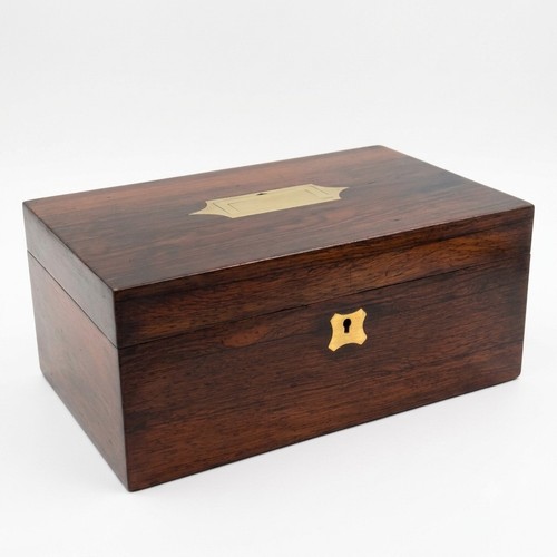 Victorian rosewood writing box - writing,